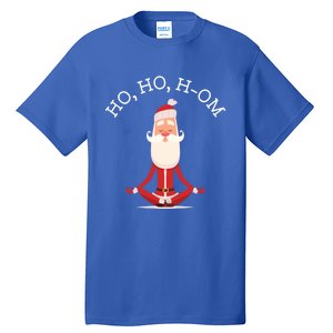 Ho Ho Hom Gift With Skinny Yoga Santa Tall T-Shirt