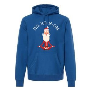 Ho Ho Hom Gift With Skinny Yoga Santa Premium Hoodie