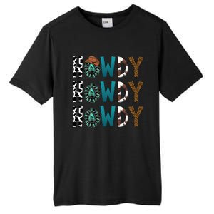 Howdy Howdy Howdy Howdy Tall Fusion ChromaSoft Performance T-Shirt