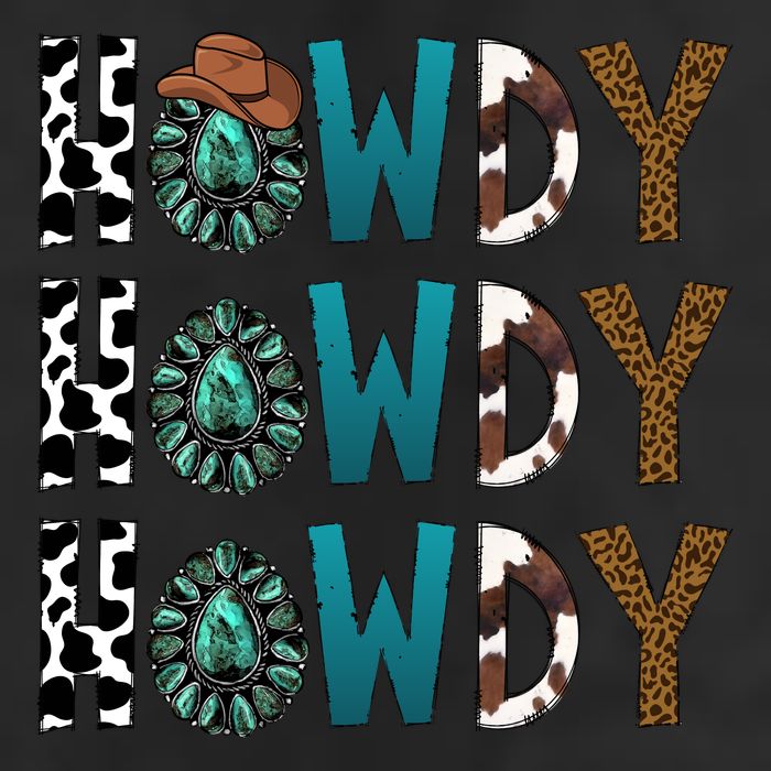 Howdy Howdy Howdy Howdy 25L Jumbo Tote