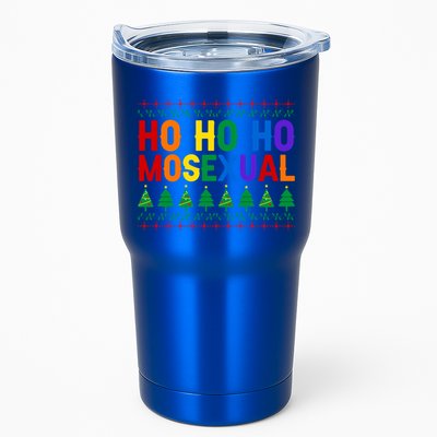 Ho Ho Homosexual Ugly Xmas Sweater Funny Lgbt Christmas Gift Tumbler