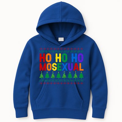 Ho Ho Homosexual Ugly Xmas Sweater Funny Lgbt Christmas Gift Kids Hoodie