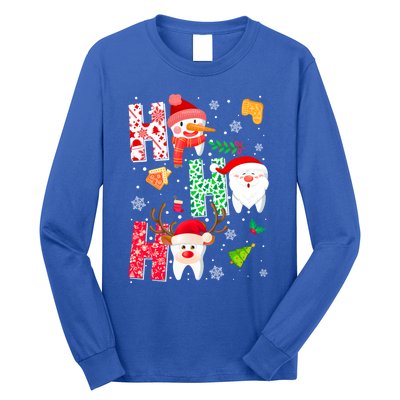 Ho Ho Ho Dentist Christmas Teeth Dental Student Merry Xmas Gift Long Sleeve Shirt