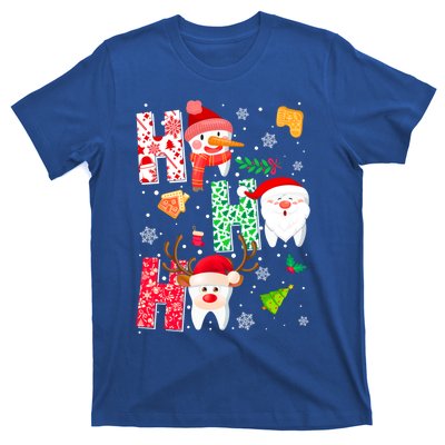 Ho Ho Ho Dentist Christmas Teeth Dental Student Merry Xmas Gift T-Shirt