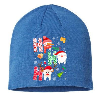 Ho Ho Ho Dentist Christmas Teeth Dental Student Merry Xmas Gift Sustainable Beanie