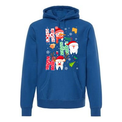 Ho Ho Ho Dentist Christmas Teeth Dental Student Merry Xmas Gift Premium Hoodie