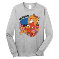 Ho Ho Ho Santa Reindeer Gifts Long Sleeve Shirt