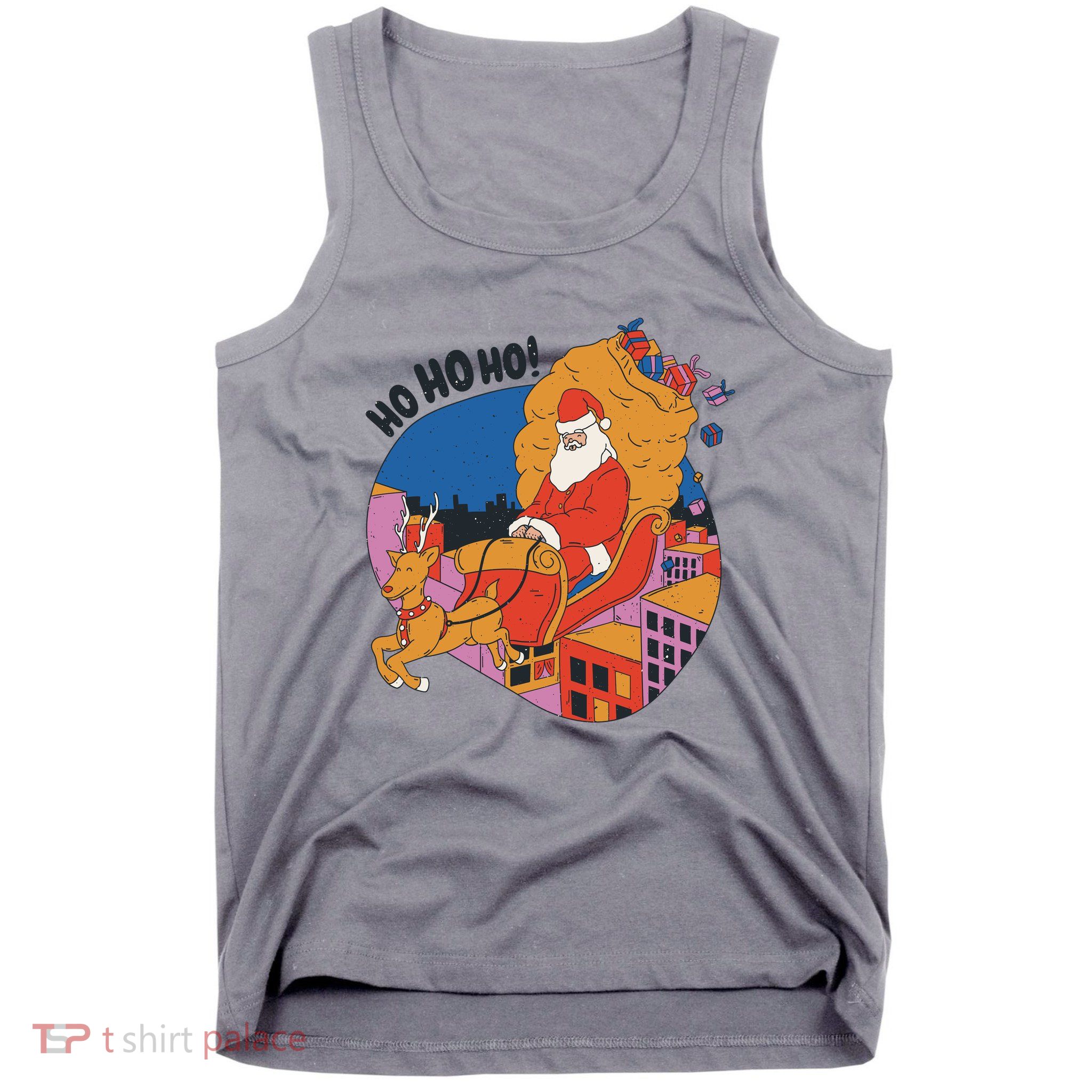 Ho Ho Ho Santa Reindeer Gifts Tank Top