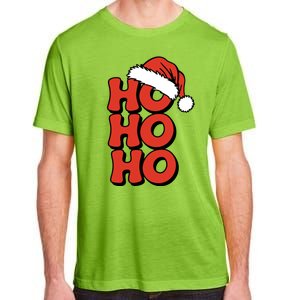 Ho Ho Ho Christmas Santa Retro Adult ChromaSoft Performance T-Shirt