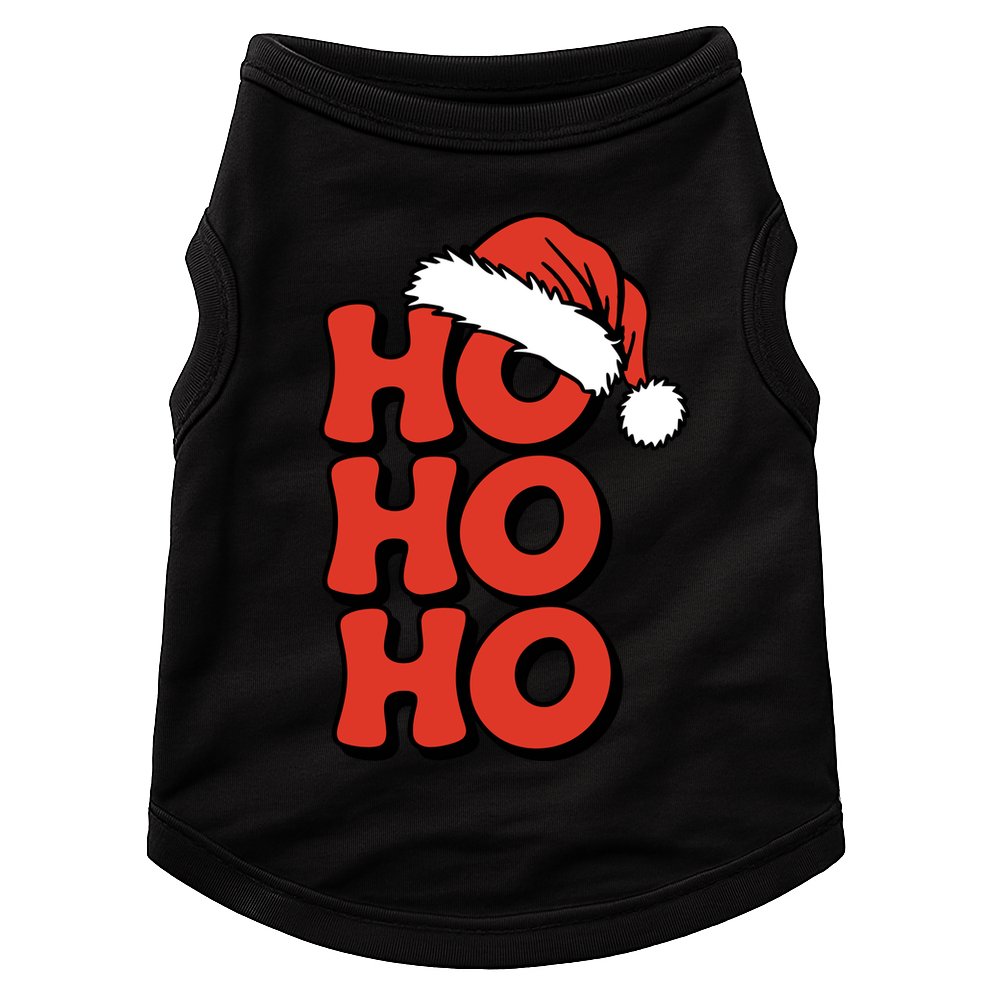 Ho Ho Ho Christmas Santa Retro Doggie Tank