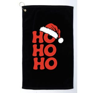 Ho Ho Ho Christmas Santa Retro Platinum Collection Golf Towel