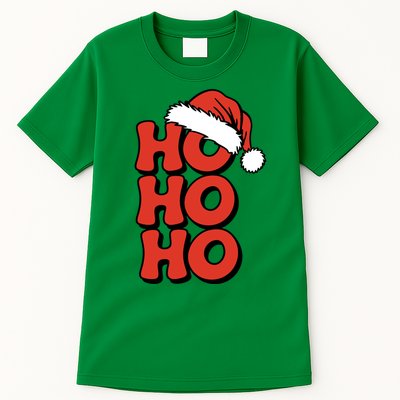 Ho Ho Ho Christmas Santa Retro Tall T-Shirt