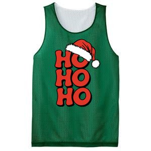 Ho Ho Ho Christmas Santa Retro Mesh Reversible Basketball Jersey Tank