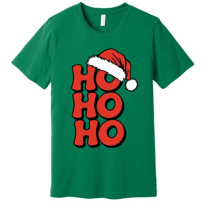 Ho Ho Ho Christmas Santa Retro Premium T-Shirt