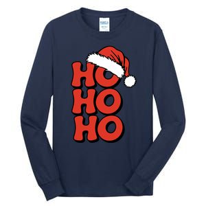 Ho Ho Ho Christmas Santa Retro Tall Long Sleeve T-Shirt