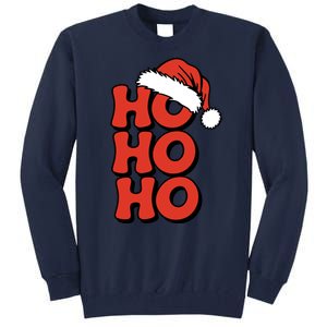 Ho Ho Ho Christmas Santa Retro Tall Sweatshirt