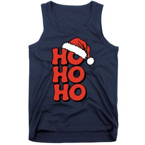 Ho Ho Ho Christmas Santa Retro Tank Top