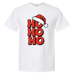 Ho Ho Ho Christmas Santa Retro Garment-Dyed Heavyweight T-Shirt