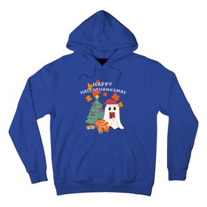 Happy Hallothanksmas Halloween Merry Christmas Cute Gift Hoodie