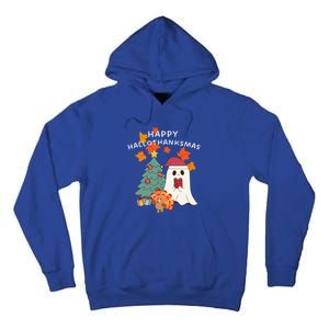 Happy Hallothanksmas Halloween Merry Christmas Cute Gift Tall Hoodie