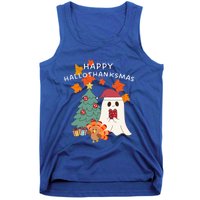 Happy Hallothanksmas Halloween Merry Christmas Cute Gift Tank Top