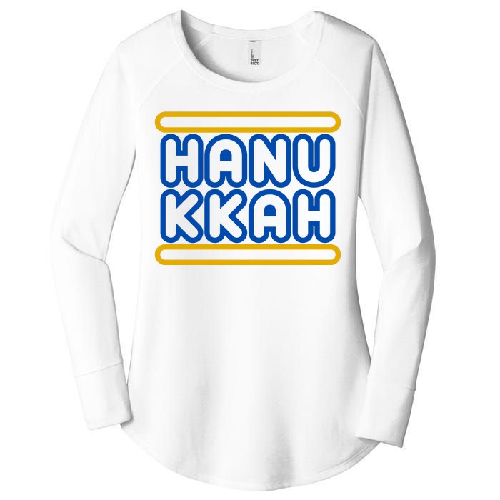 Happy Hanukkah Holiday Gift Women's Perfect Tri Tunic Long Sleeve Shirt