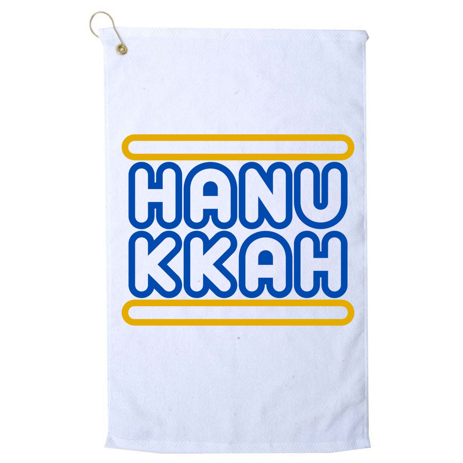 Happy Hanukkah Holiday Gift Golf Towel