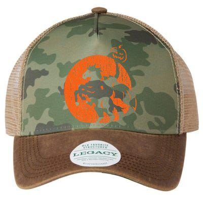 Halloween Headless Horseman Folklore Pumpkin JackOLantern Legacy Tie Dye Trucker Hat