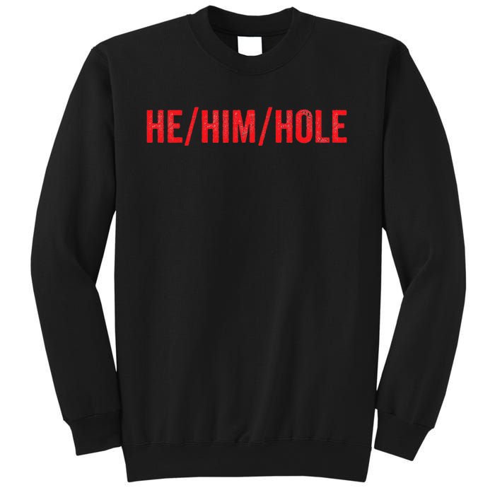 HE HIM HOLE Funny Trending Sweatshirt