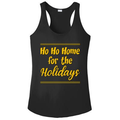 Ho Ho Home For The Holidays Cute Gift Ladies PosiCharge Competitor Racerback Tank