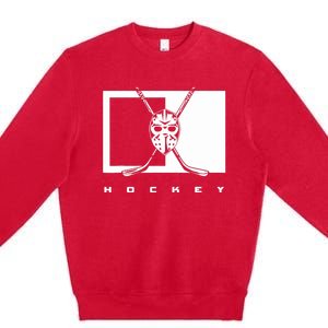 Hockey Hockey Premium Crewneck Sweatshirt