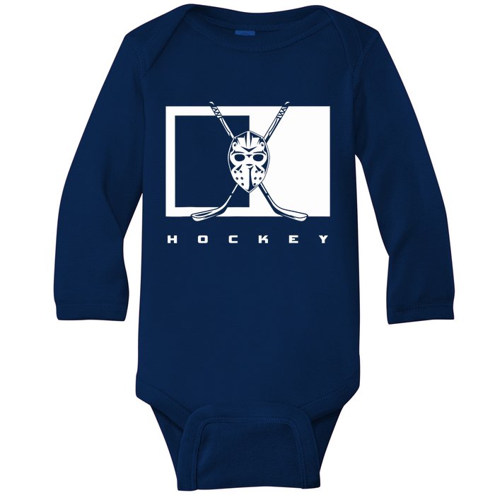 Hockey Hockey Baby Long Sleeve Bodysuit