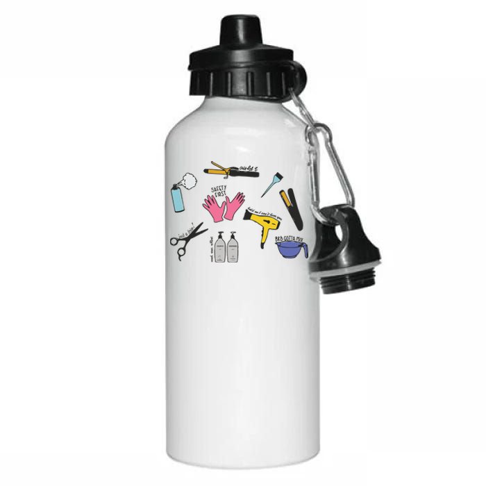 Hairdresser Hairstylist Aluminum Water Bottle