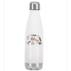 Hairdresser Hairstylist Stainless Steel Insulated Water Bottle