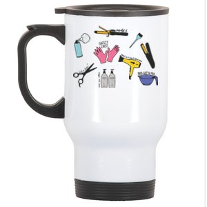 Hairdresser Hairstylist Stainless Steel Travel Mug