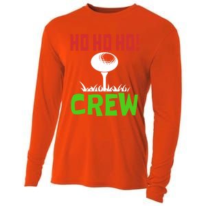 Ho Ho Ho! Crew Golfers Elf Sport Vacation Gift Cooling Performance Long Sleeve Crew