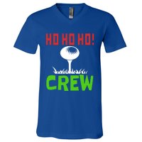 Ho Ho Ho! Crew Golfers Elf Sport Vacation Gift V-Neck T-Shirt