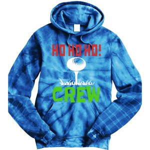 Ho Ho Ho! Crew Golfers Elf Sport Vacation Gift Tie Dye Hoodie