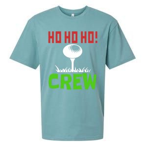 Ho Ho Ho! Crew Golfers Elf Sport Vacation Gift Sueded Cloud Jersey T-Shirt