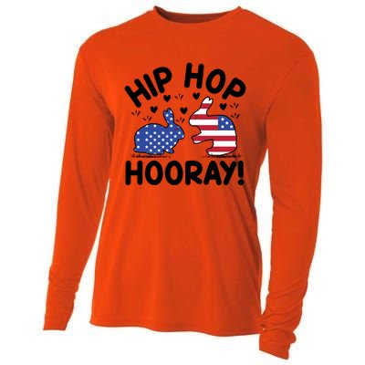 Hip Hop Hooray Funny Gift Cooling Performance Long Sleeve Crew