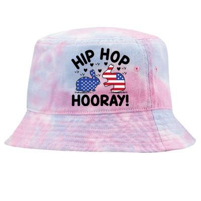 Hip Hop Hooray Funny Gift Tie-Dyed Bucket Hat