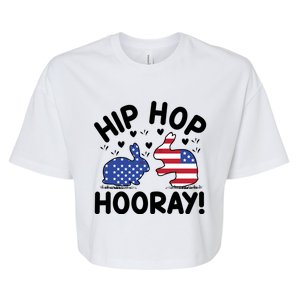 Hip Hop Hooray Funny Gift Bella+Canvas Jersey Crop Tee