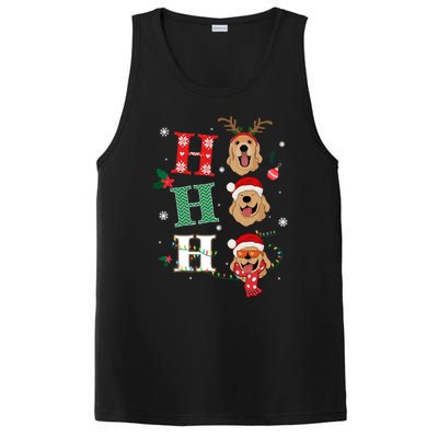 Ho Ho Ho Retrievers Golden Xmas Outfit Christmas Costume Gift PosiCharge Competitor Tank