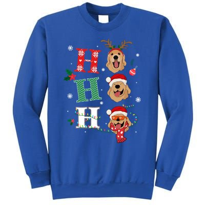 Ho Ho Ho Retrievers Golden Xmas Outfit Christmas Costume Gift Sweatshirt