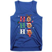 Ho Ho Ho Retrievers Golden Xmas Outfit Christmas Costume Gift Tank Top