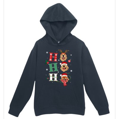 Ho Ho Ho Retrievers Golden Xmas Outfit Christmas Costume Gift Urban Pullover Hoodie