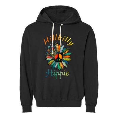 Hillbilly Hippie Garment-Dyed Fleece Hoodie