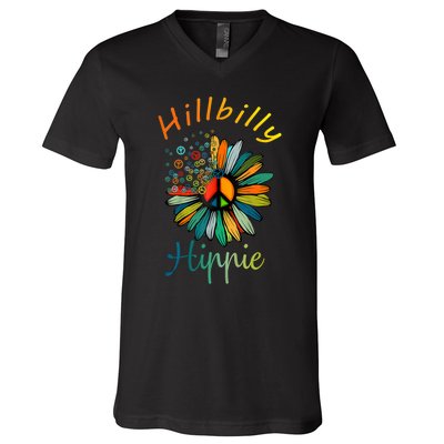 Hillbilly Hippie V-Neck T-Shirt