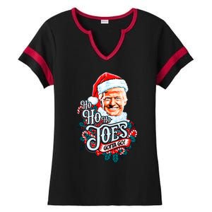 Ho Ho Ho JoeS Gotta Go Trump 2024 Ladies Halftime Notch Neck Tee