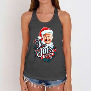 Ho Ho Ho JoeS Gotta Go Trump 2024 Women's Knotted Racerback Tank